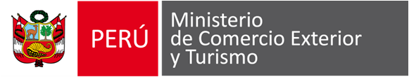 Logo del Ministerio de Comercio Exterior y Turismo de Perú